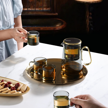 The Glass Poetry Teapot — A Floating Ritual of Light and Tea