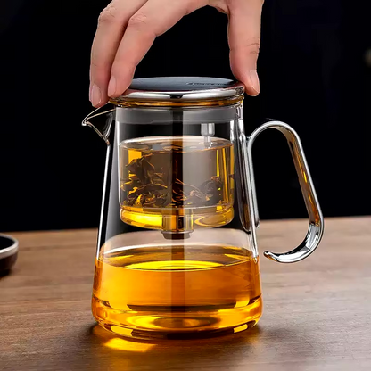 The Glass Poetry Teapot — A Floating Ritual of Light and Tea