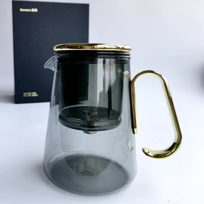 The Glass Poetry Teapot — A Floating Ritual of Light and Tea