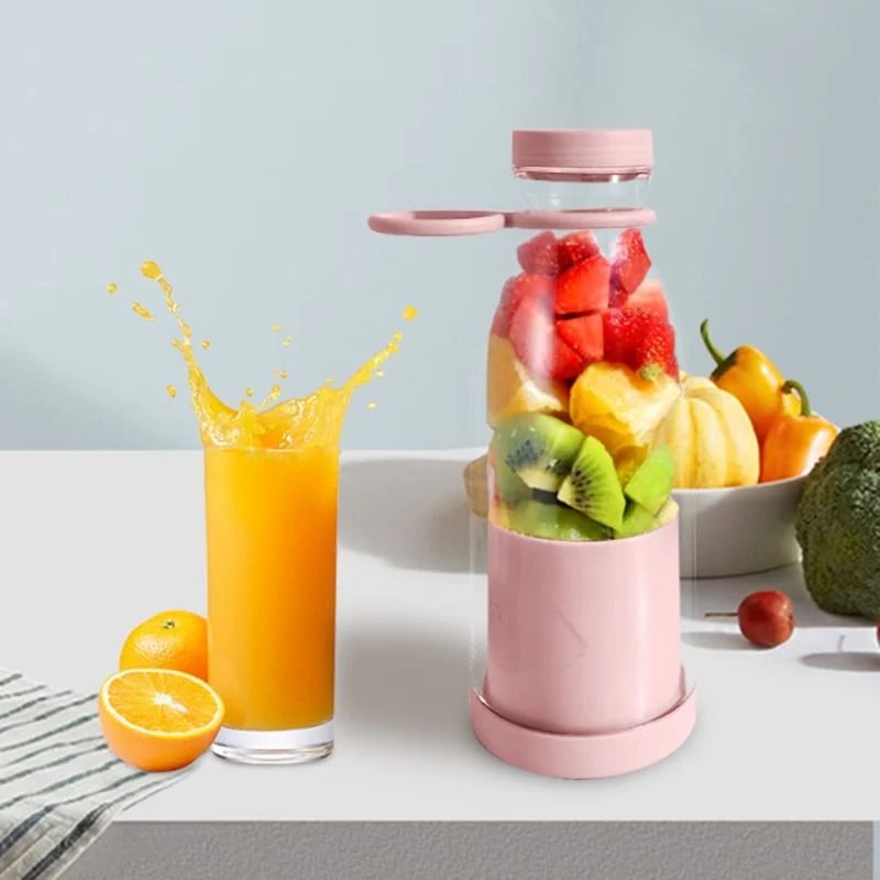 Fresh Juice Anywhere – Rechargeable Portable Blender