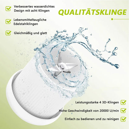 Fresh Juice Anywhere – Rechargeable Portable Blender