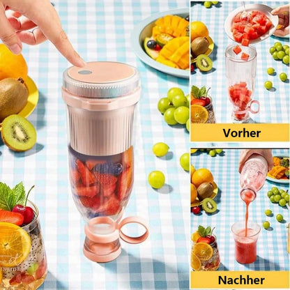 Fresh Juice Anywhere – Rechargeable Portable Blender